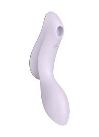 2 en 1 Vibromasseur et stimulateur de clitoris USB violet Curvy Trinity 2 Satisfyer - CC597788